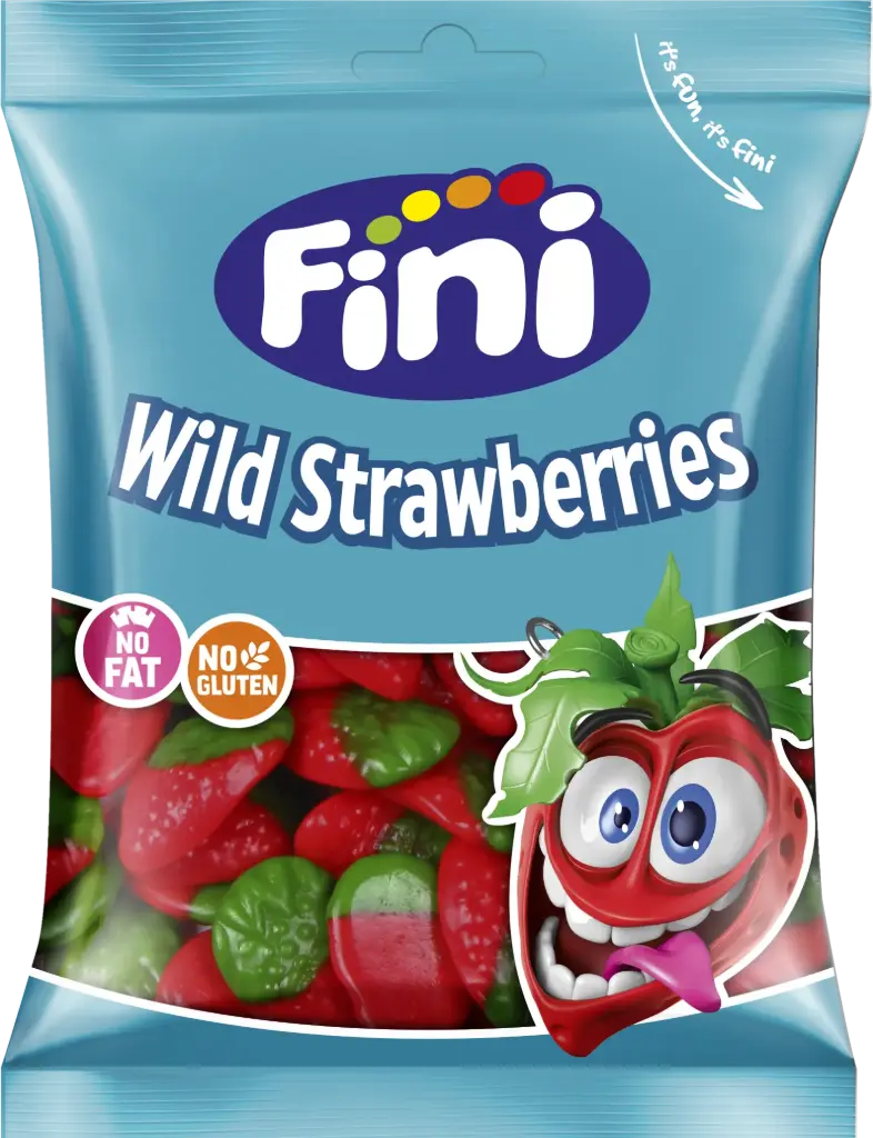 FINI JELLY CLEAR WILD STRAWBERRIES 90GM