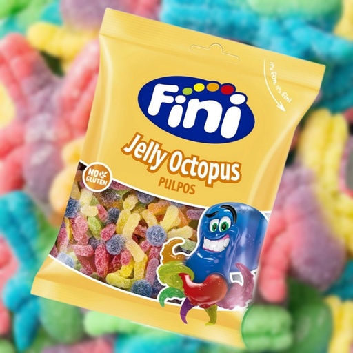 FINI JELLY SOUR OCTOPUS 90GM